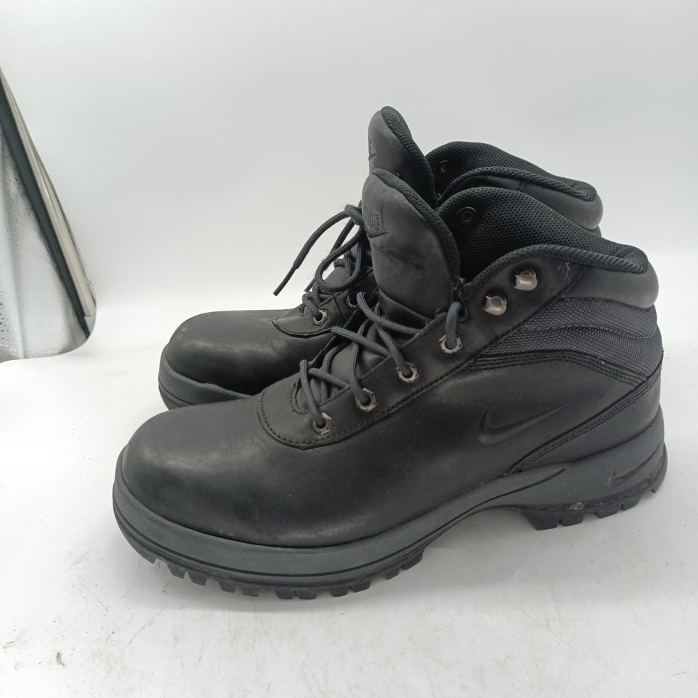 Nike ACG Manoa Leather Boots Black 333667-003 Mens Size 9 s2